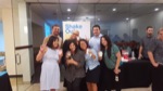 Employees at the California Department of Insurance enjoy creamy blended shakes while becoming aware of Earthquake Preparedness on the Great California Shake Out.